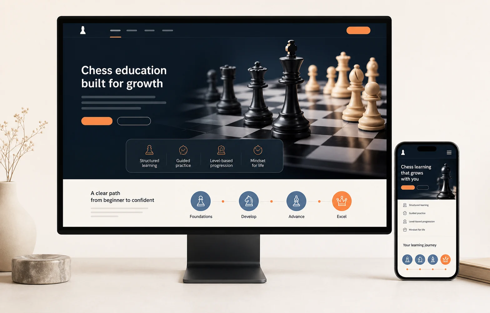 Concept presentation for 64 Minds Chess