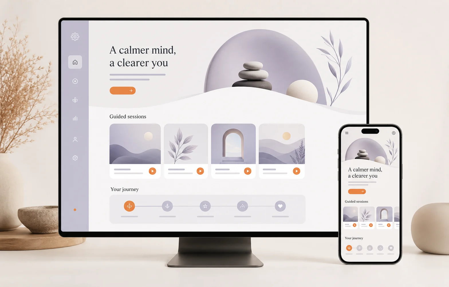 Concept presentation for Calmistry